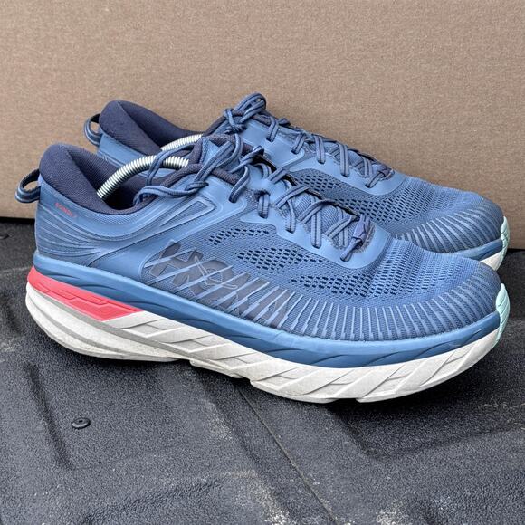 Hoka One One‎ Bondi 7 Shoes Mens Size 12.5 Running Athletic Max Cushion Comfort main image 7